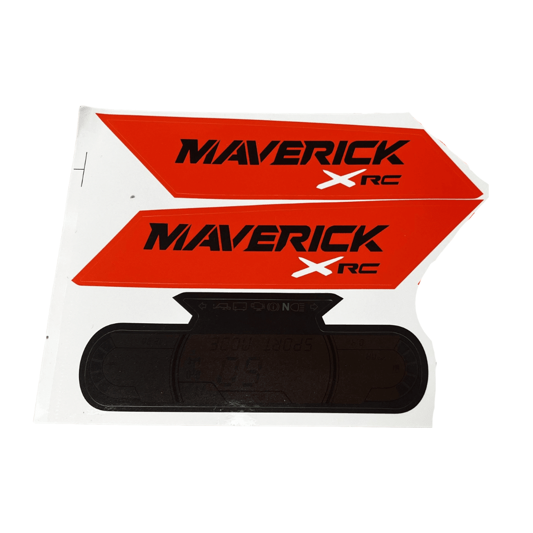 12V/24V Can-Am Maverick - Orange Stickers.