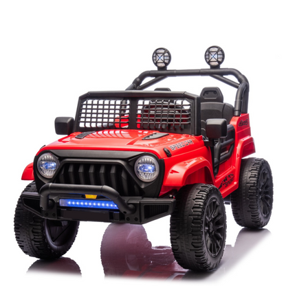 Red, 2-Seater TrailX 24V/4x4 Truck for Kids, Eva Wheels, Rc