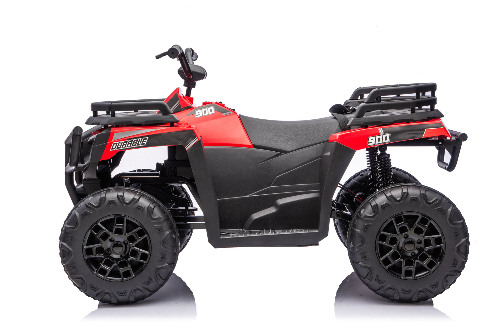 Titan Pro Edition 24V Kids Electric ATV with 200W Brushless Motor, Rubber Inflatable Wheels & Leather Seat