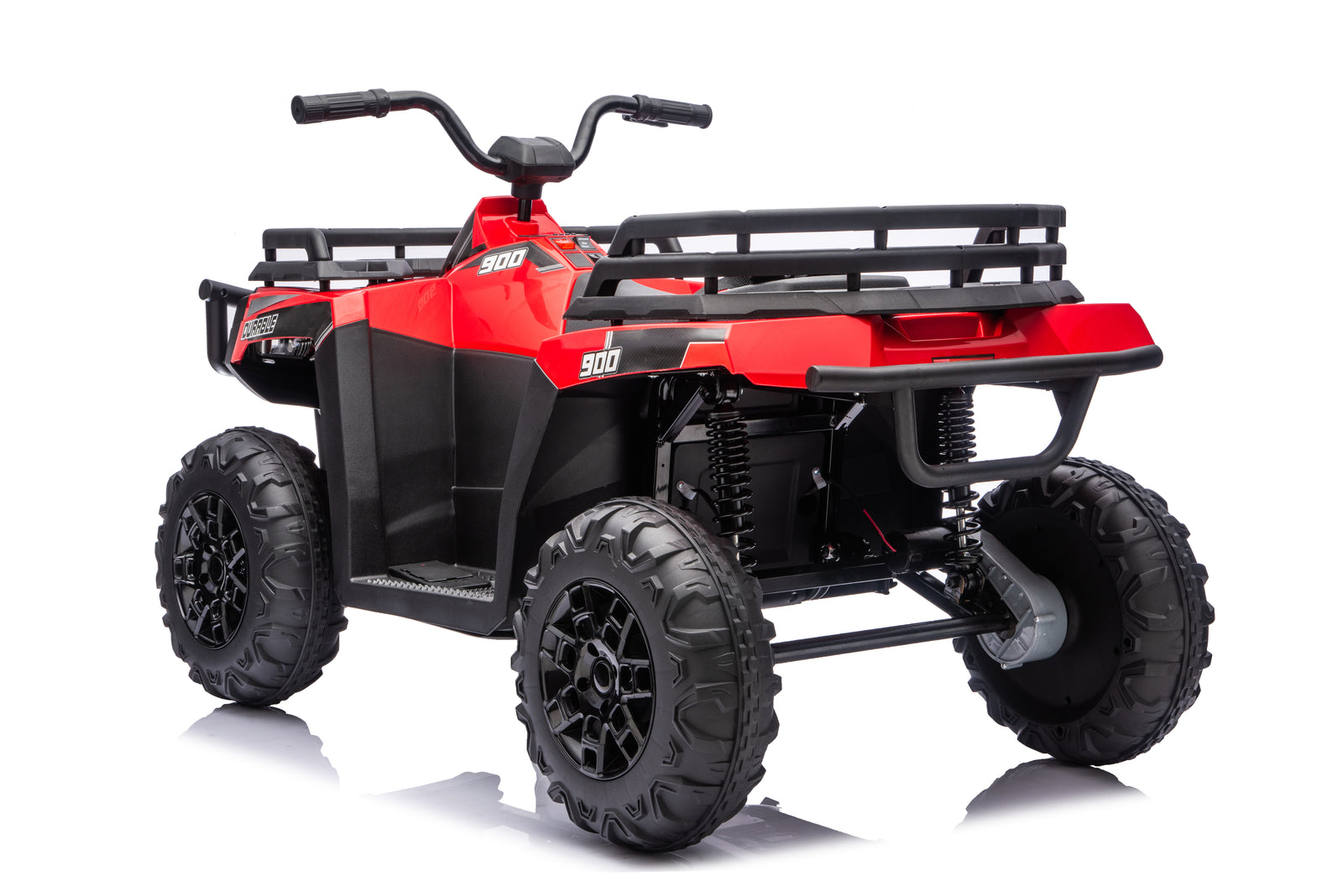 Titan Pro Edition 24V Kids Electric ATV with 200W Brushless Motor, Rubber Inflatable Wheels & Leather Seat