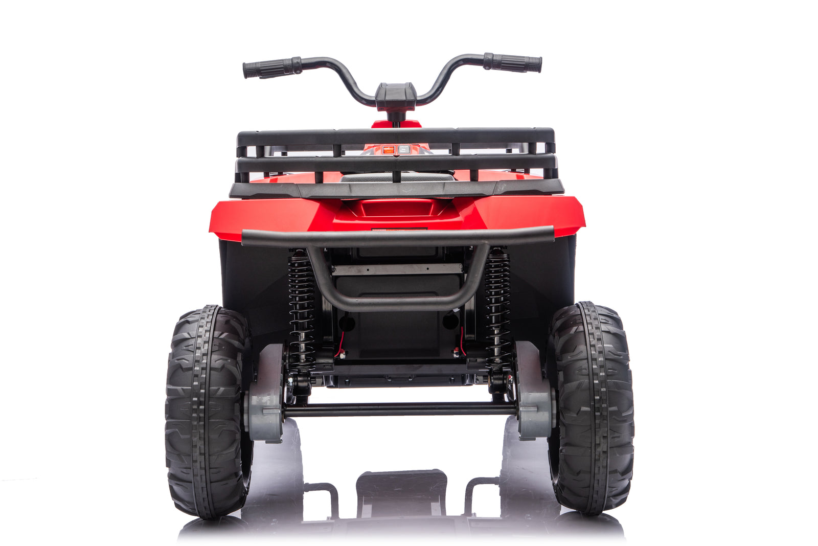Titan Pro Edition 24V Kids Electric ATV with 200W Brushless Motor, Rubber Inflatable Wheels & Leather Seat