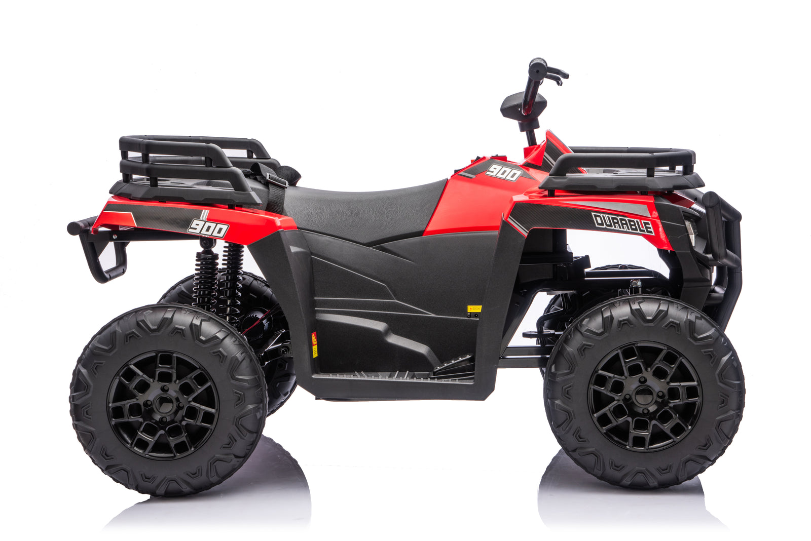 Titan Pro Edition 24V Kids Electric ATV with 200W Brushless Motor, Rubber Inflatable Wheels & Leather Seat