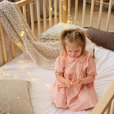 Twin Size Bed Frame for Toddlers with Fence.