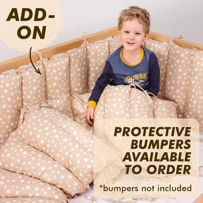 Twin Size Bed Frame for Toddlers with Fence.