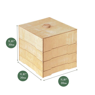 Wooden storage/sorter for constructor.