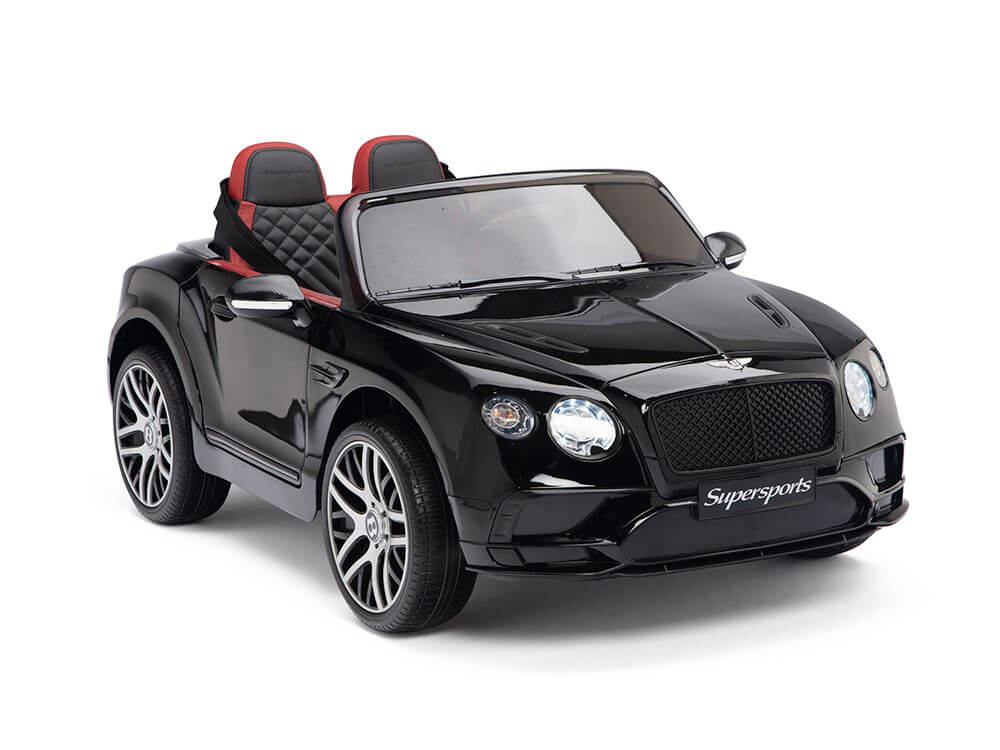 Kids Official 12V Bentley Sport Edition Ride on Car - Black