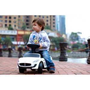 KIDSVIP MASERATI GRANCABRIO KIDS PUSH CAR RIDE ON TOY WHITE 11