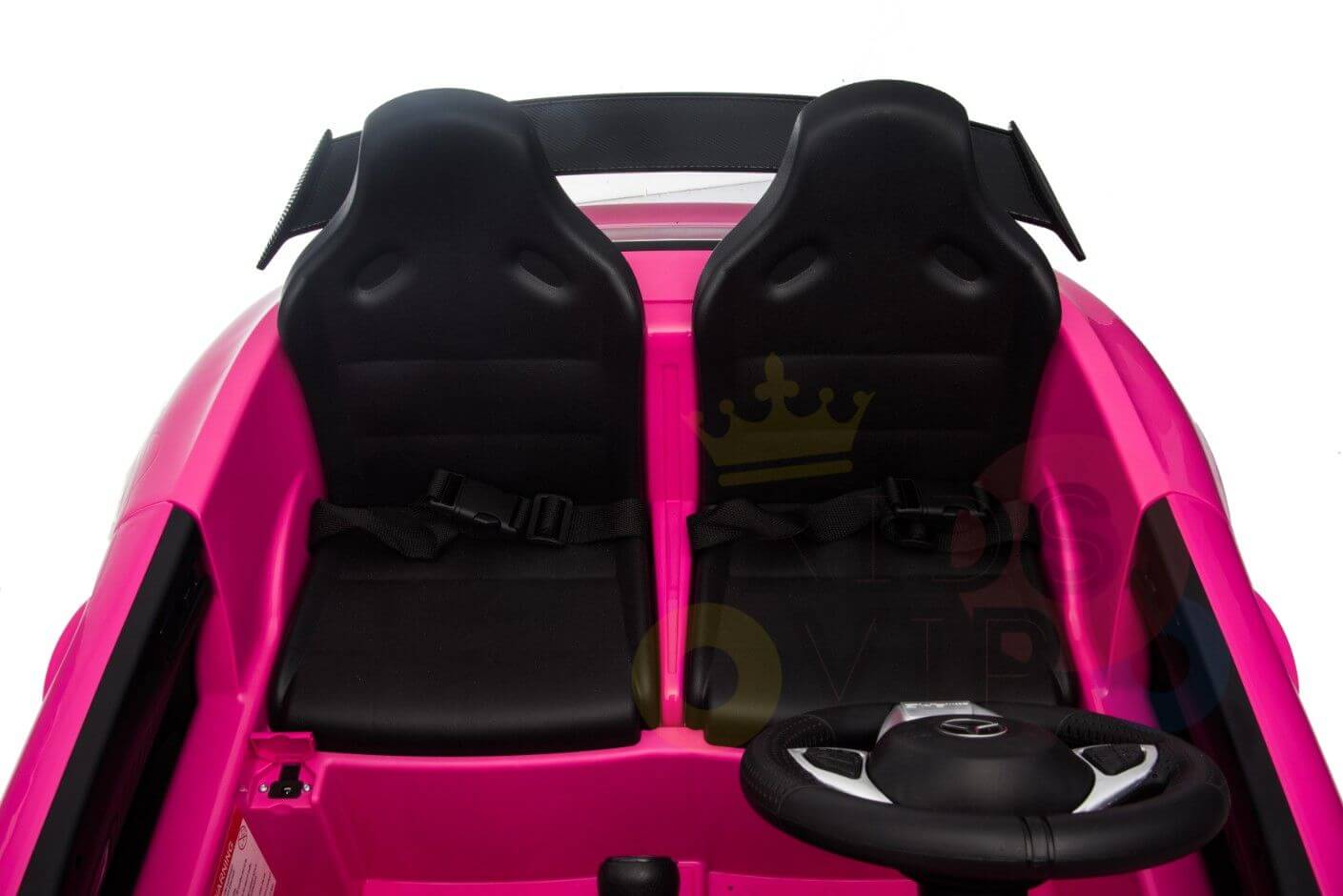 Premium Edition Mercedes Benz GTR 2X12V,4WD Ride on Car RC - Pink