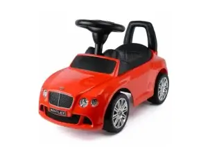 pre order officially licensed bentley continental gt push car for toddlers musical steering wheel backrest red