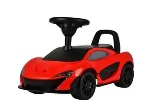 pre order officially licensed mclaren p1 push car for toddlers leather seat music red