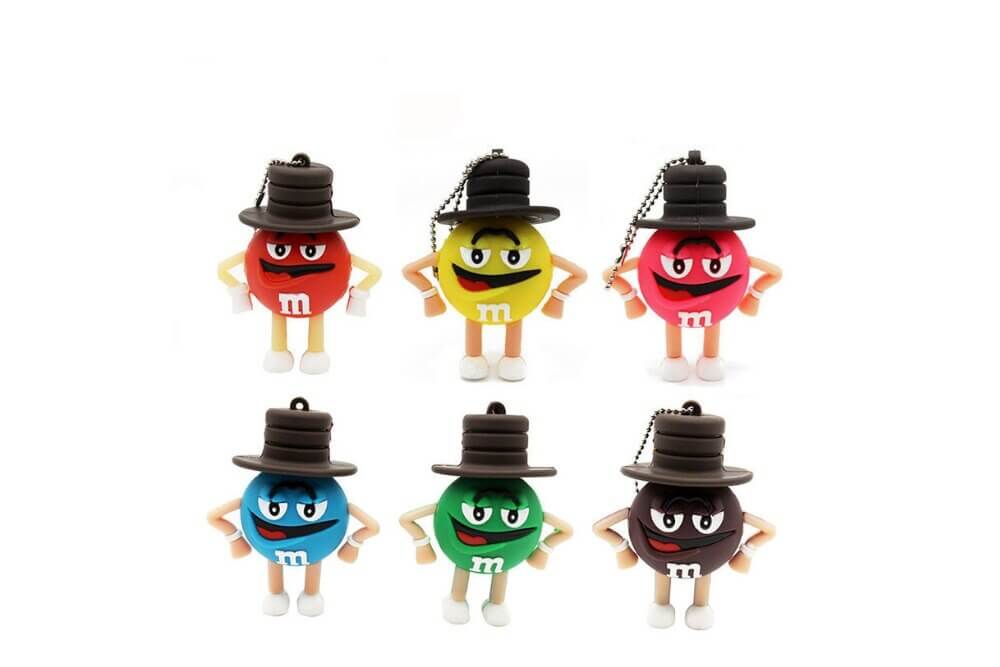 M&M USB Flash Drive Pen Drive w/ Capacity of 4GB – Compatible with Ride On Cars