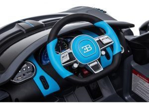 eng pl Electric Ride On Car Bugatti Divo Black Painted 4432 7