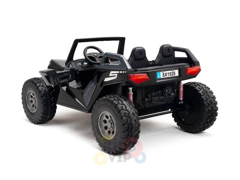 2 Seater Upgraded XXL 24V Dune Adventure 4X4 Edition Ride On Buggy UTV Carbon Black