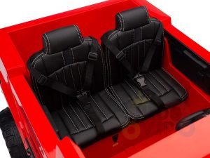 kidsvip zetros 24v kids ride on car 2 seater red 5
