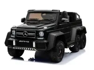 2 seats heavy duty 2x12v 6x6 official mercedes g63 ride on car with rc