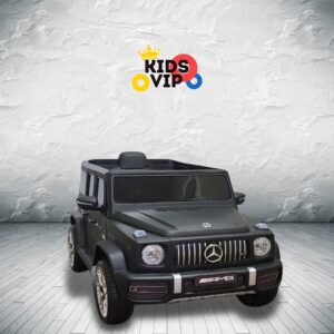 MERCEDES G63 KIDS TODDLERS RIDE ON CAR 12V RUBBER WHEEL LETHAR SEAT KIDSVIP MATTE BLACK 5