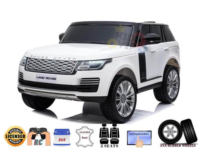 Range Rover Complete Edition 24V Ride-On | 2-Seater With MP4 | White