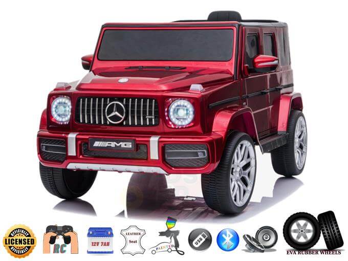 Mercedes Benz AMG G63 12V Ride-On Car for Kids & Toddlers| Red
