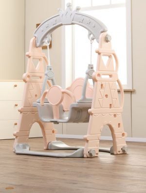kidsvip indoor outdoor kids toddlers baby swing crown tower pink 12 scaled