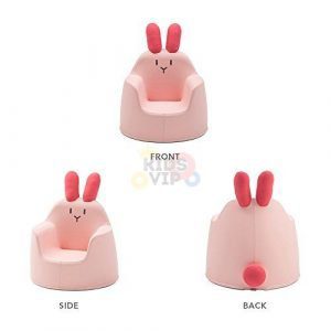 kidsvip leatther sofa chair pu pink bunny 20
