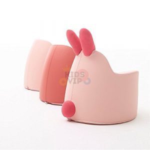 kidsvip leatther sofa chair pu pink bunny 22