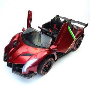 2 seats lamborghini ride on kids and toddlers ride on car 12v red 12