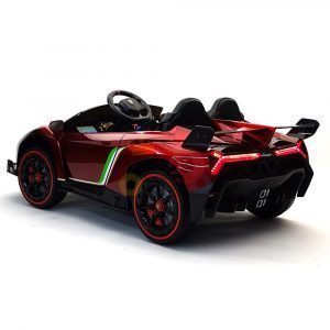 2 seats lamborghini ride on kids and toddlers ride on car 12v red 25