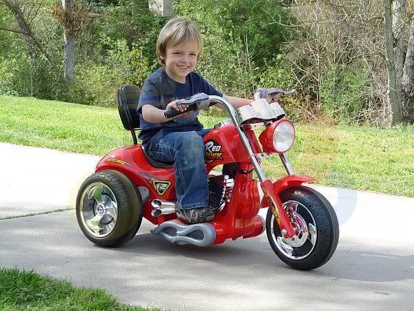 Kids Ride On Motorcycle 12V Hawk Bmw Red 1