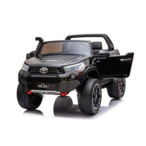 kidsvip toyota hilux 24v ride on 2 seater truck rubber wheels BLACK 14 1