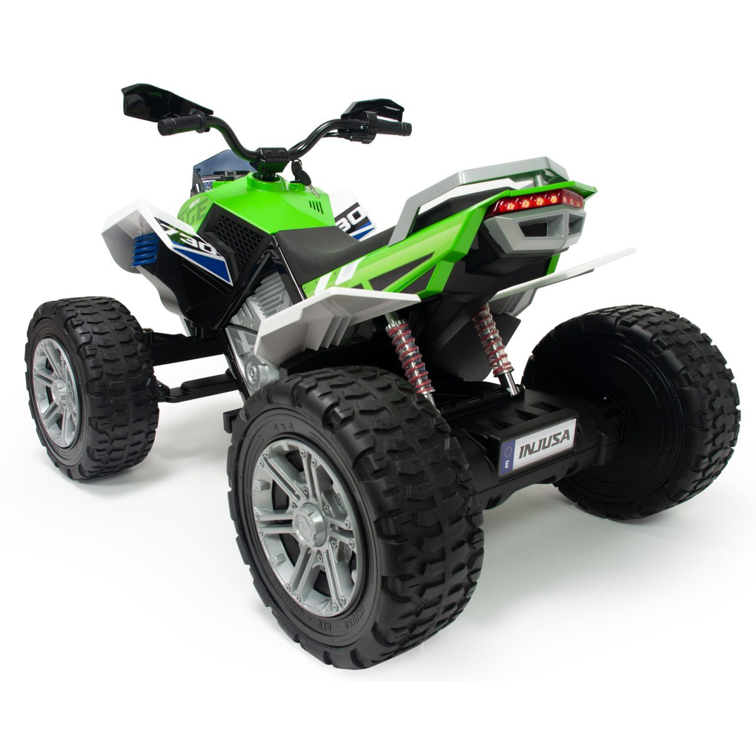 INJUSA XXL Rage Edition 24V Kids Quad /ATV | Rubber Wheels/10kmh