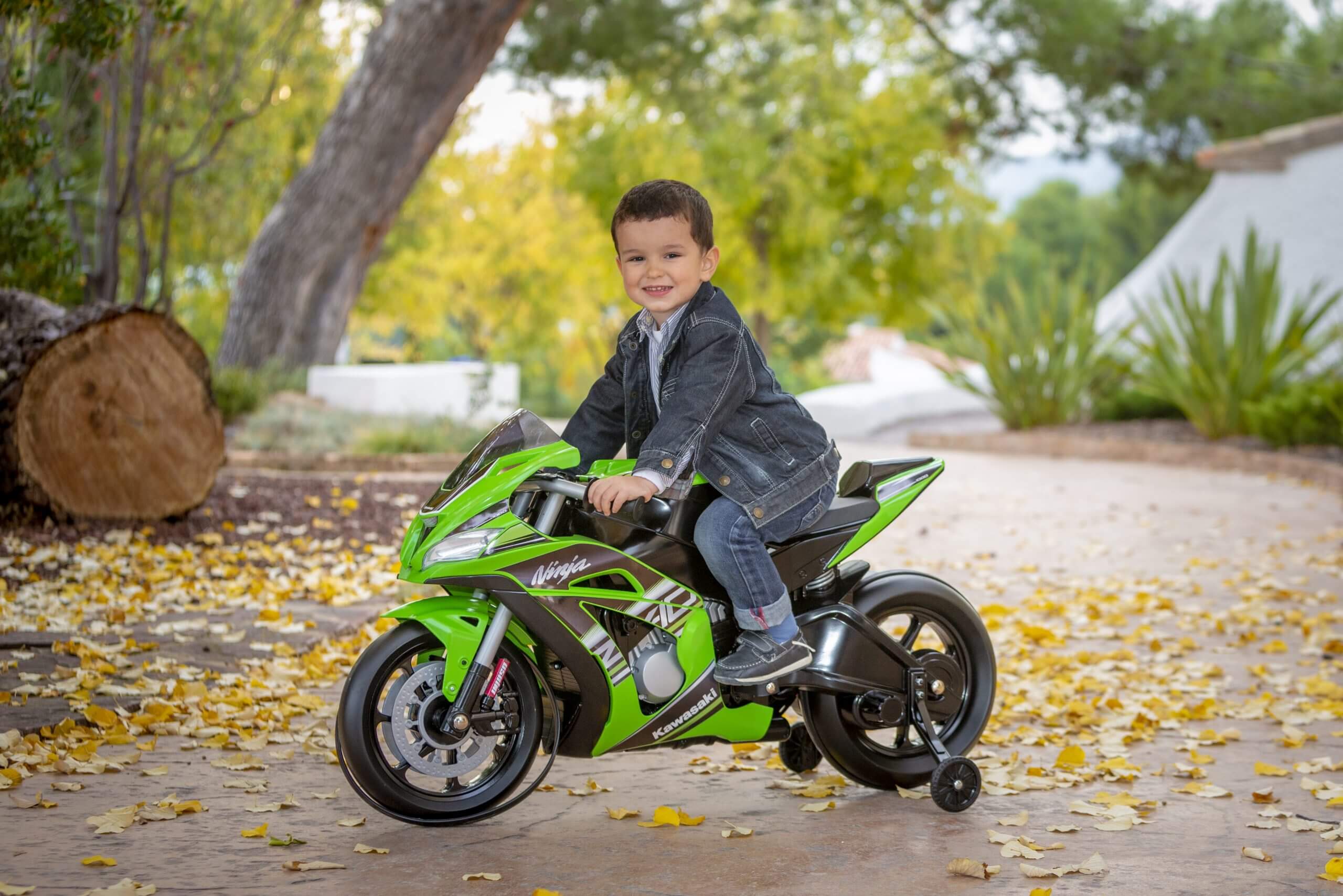 Kidsvip Injusa Kawasaki Ninja Motorbike Motorcycle 12V For Kids 21