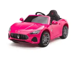 Maserati Gran Cabrio Licensed Sport Edition 12V | USB, MP3, Bluetooth, Remote Control | Pink