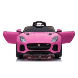kidsvip jaguar kids and toddlers ride on car 12v pink 12