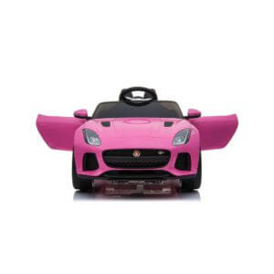 kidsvip jaguar kids and toddlers ride on car 12v pink 13