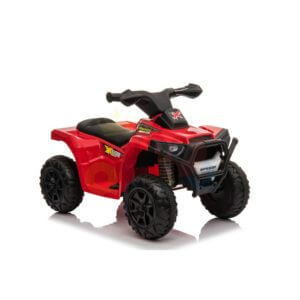 KIDSVIP MY FIRST ATV 6V RUBBER WHEELS LEATHER SEAT RED 15