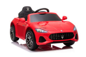 kidsvip maserati kids toddlers ride on car rc rubber wheels leathe seat red 10