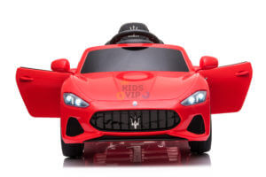 kidsvip maserati kids toddlers ride on car rc rubber wheels leathe seat red 11