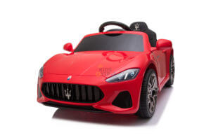 kidsvip maserati kids toddlers ride on car rc rubber wheels leathe seat red 16