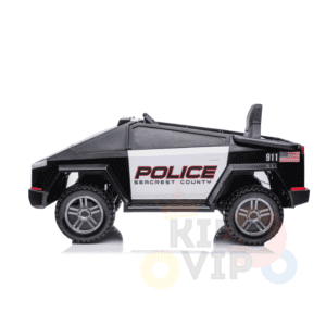 kidsvip police ride on car truck 12v 4x4 4wd remote kids toddlers black 10