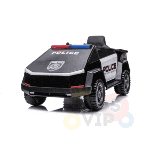 kidsvip police ride on car truck 12v 4x4 4wd remote kids toddlers black 3