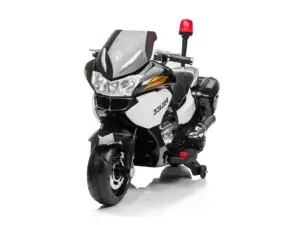 24v police officer edition ride on motorcycle with removable rear stabilizing wheels sd usb compatibility