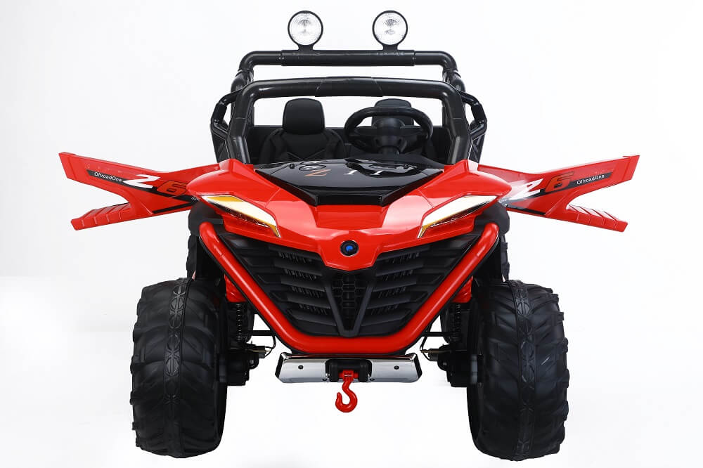 12V infant electric car FT938 red, remote control, off-road 4x4, lights and  sounds
