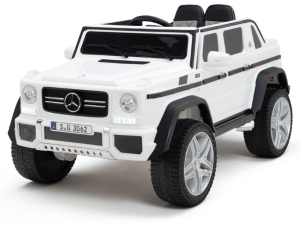 White Luxury 4WD Edition Mercedes Maybach G650 12V Ride On Car For Kids With RC