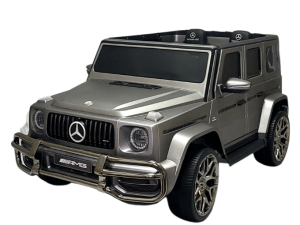 mercedes benz g wagon 2 seater 24v kids ride on truck grey