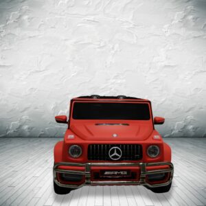 mercedes benz g63 gvagon 24v kids and toddlers ride on car suv rc dull matte red 20