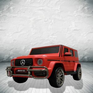 mercedes benz g63 gvagon 24v kids and toddlers ride on car suv rc dull matte red 7