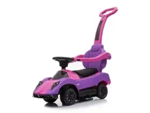 official pagani zonda push car for toddlers leather seat mp3 360 degrees rotation front wheels pink