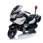 kidsvip 24v police kids motorcycle white 18