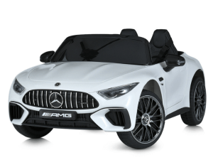 luxurious white mercedes benz sl63 kids ride on car with 24v 4wd premium eva wheels and remote control