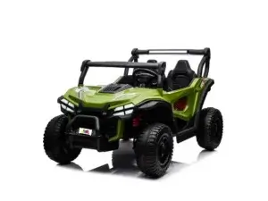 explore in style green adventurer xl 2 seater kids buggy 24v 4wd with remote control